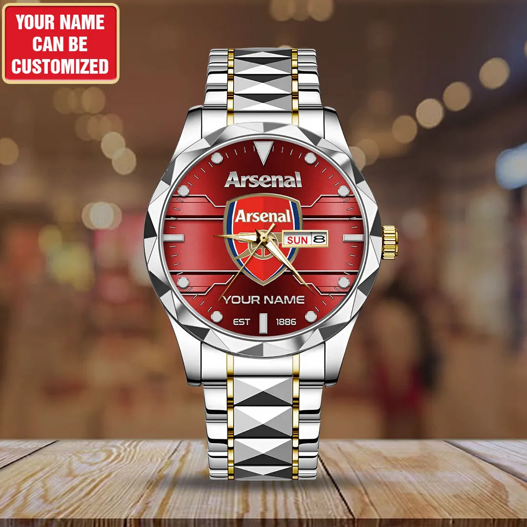 Personalized Arsenal FC Alloy Luxury Quartz Watch – TANTN23601