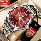 Personalized Arsenal FC Alloy Luxury Quartz Watch – TANTN23601