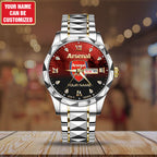 Personalized Arsenal FC Alloy Luxury Quartz Watch – TANTN22732