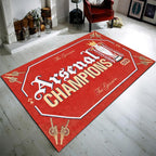 Arsenal FC Premier League Champions 25/26 Rectangular Rug – HOATT18067
