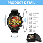Arsenal FC 140th Anniversary 2026 Black Stainless Steel Watch – TANTN20285