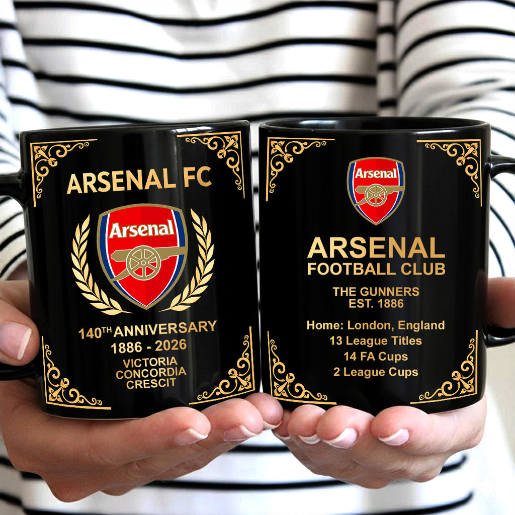 Arsenal FC 140th Anniversary Ceramic Mug – MAITM14201
