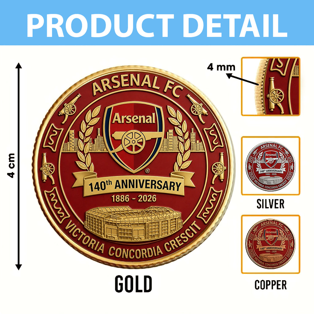 Arsenal FC 140th Anniversary Commemorative Coin – HOATT17857