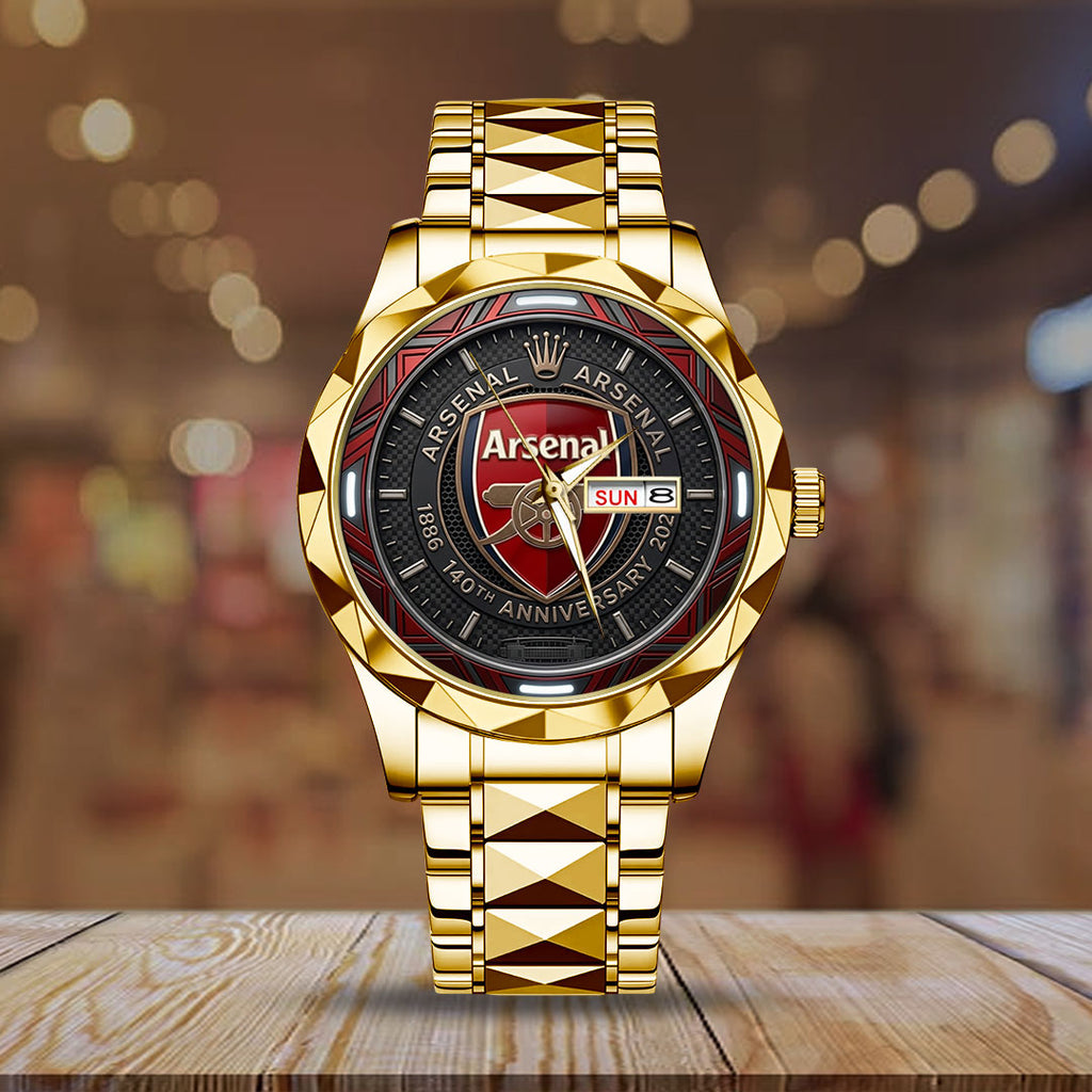 Arsenal FC x Rolex 140th Anniversary Alloy Luxury Quartz Watch – TMTHU5950
