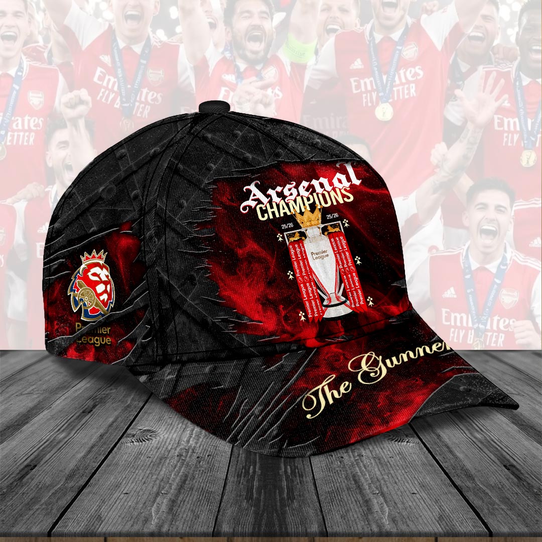 Arsenal FC Premier League Champions 25/26 Classic Cap – HOATT18138