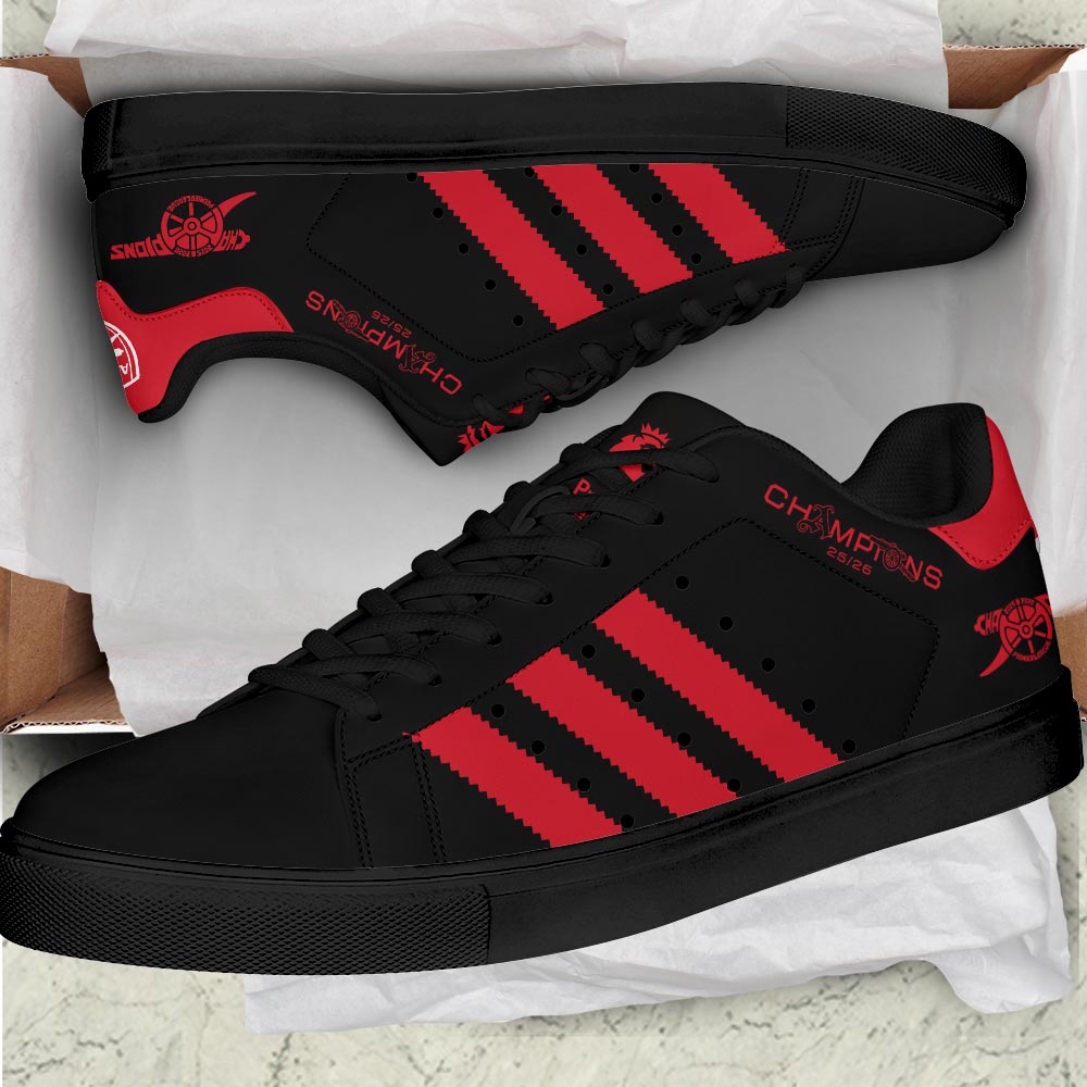 Arsenal FC Premier League Champions 25/26 Custom SS Shoes – HOATT18597