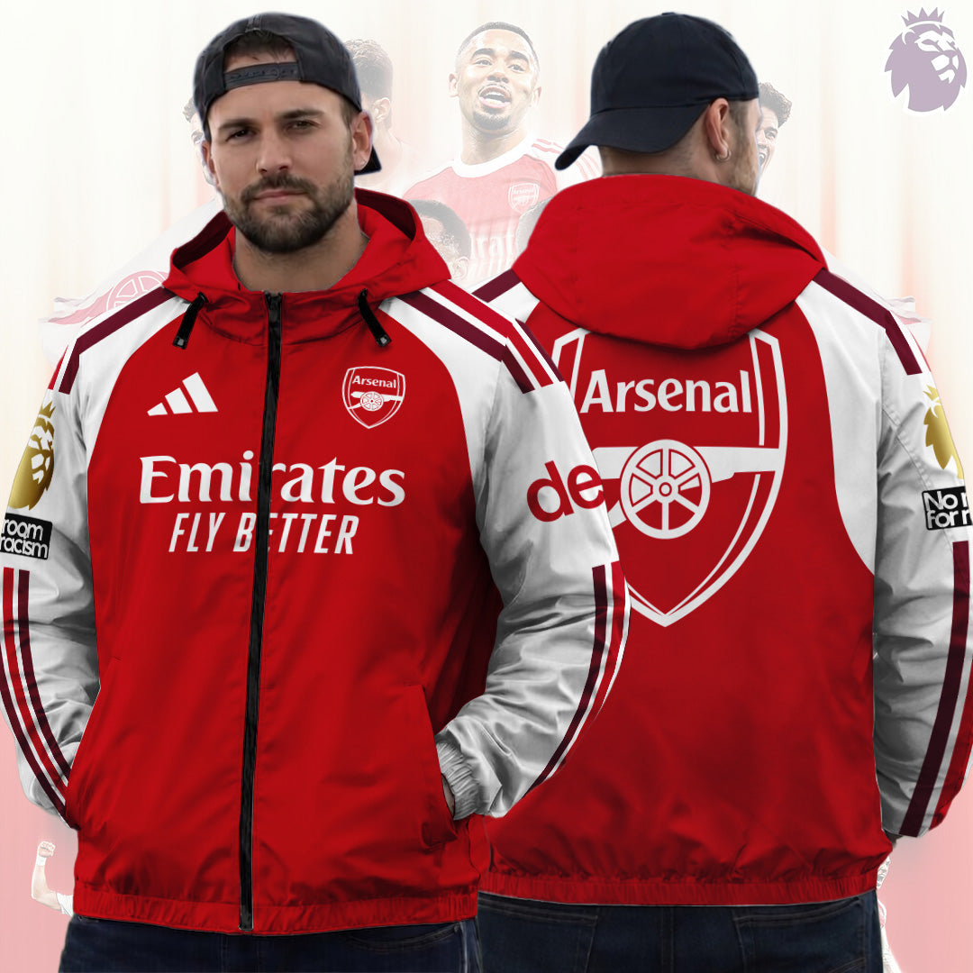 Arsenal FC Premier League 26/27 3D Windbreaker Jacket – TANTN24741
