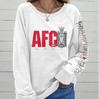 Arsenal FC Premier League Champions 25/26 Round Neck Raglan Sleeve Sweatshirt – TANTN23027