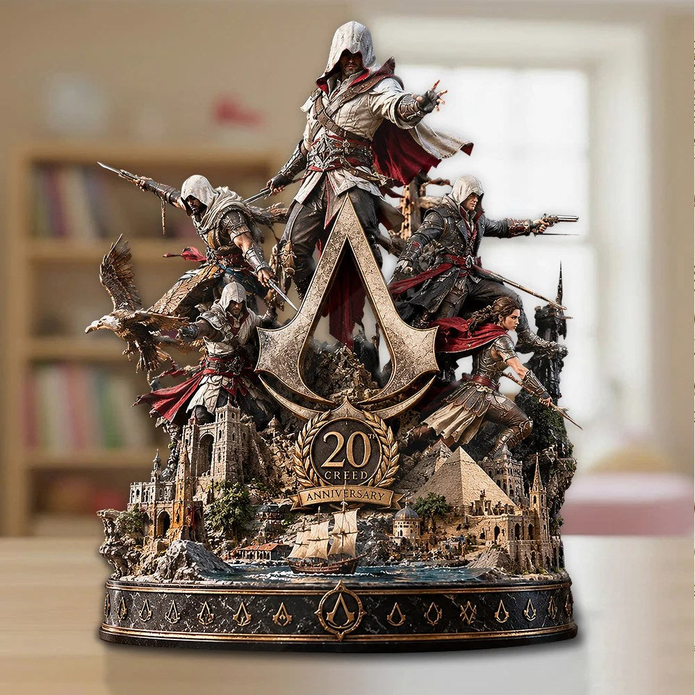 Assassin's Creed 20th Anniversary Custom Shape Acrylic Plaque – GNE9053