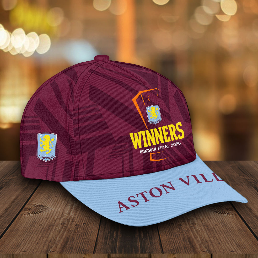 Aston Villa 2025-26 UEFA Europa League Winners Classic Cap – HOATT18107