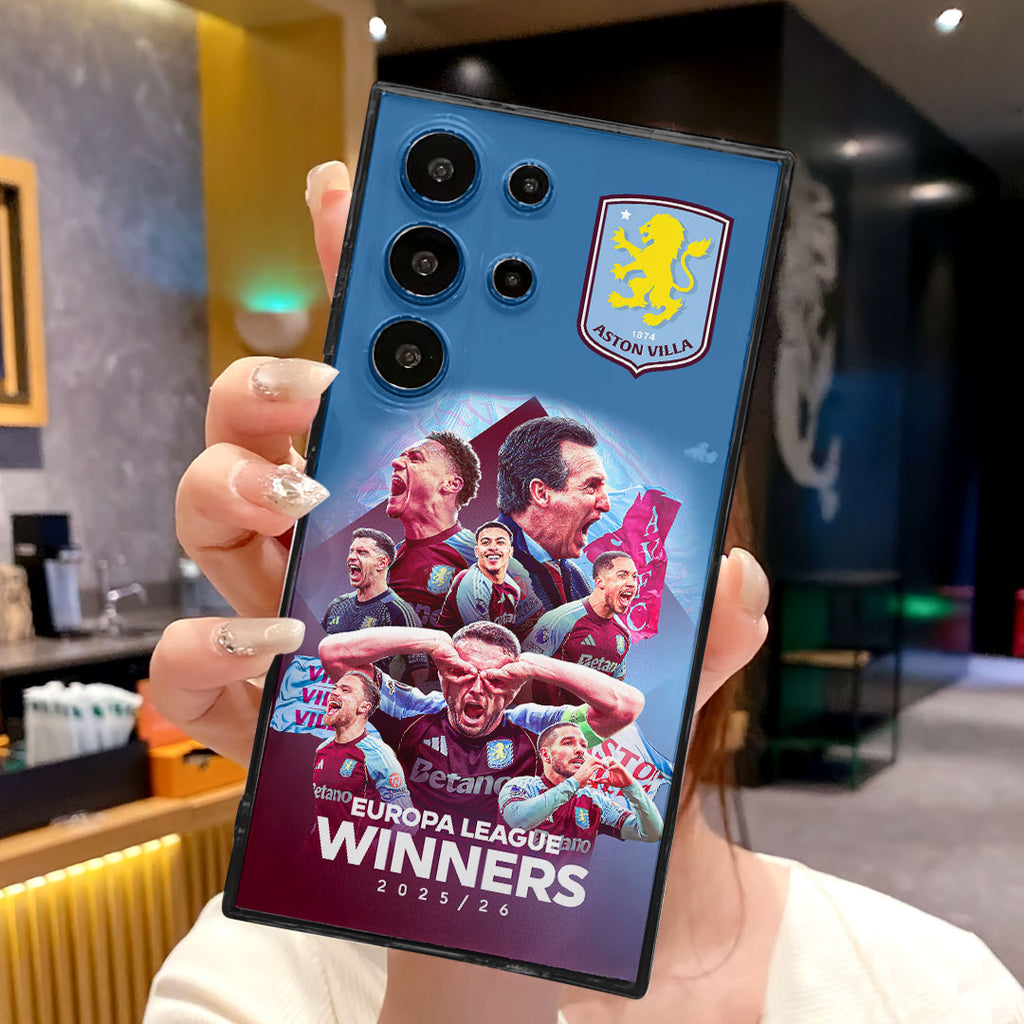 Aston Villa 2025-26 UEFA Europa League Winners Phone Case – HOATT18106
