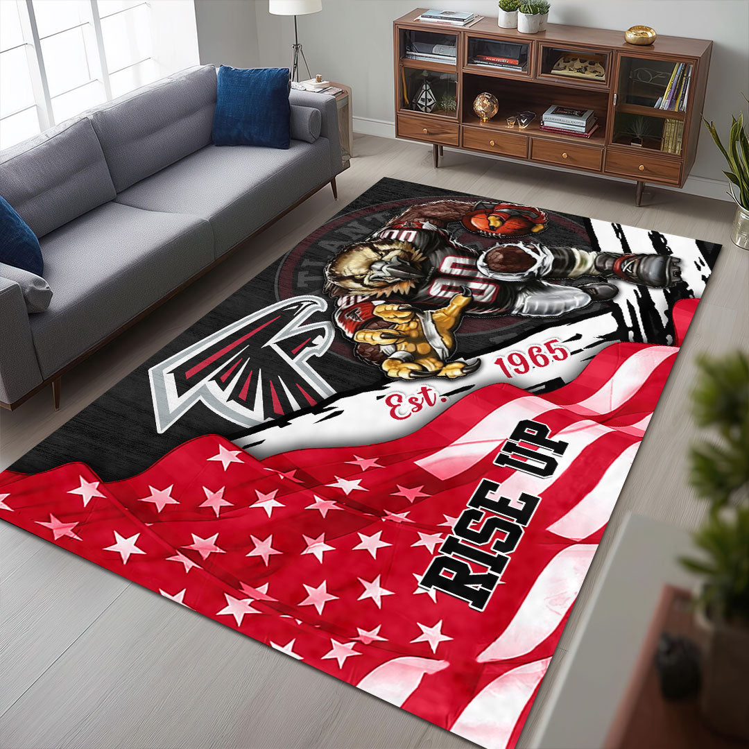 Atlanta Falcons Rectangular Rug – HOATT13151