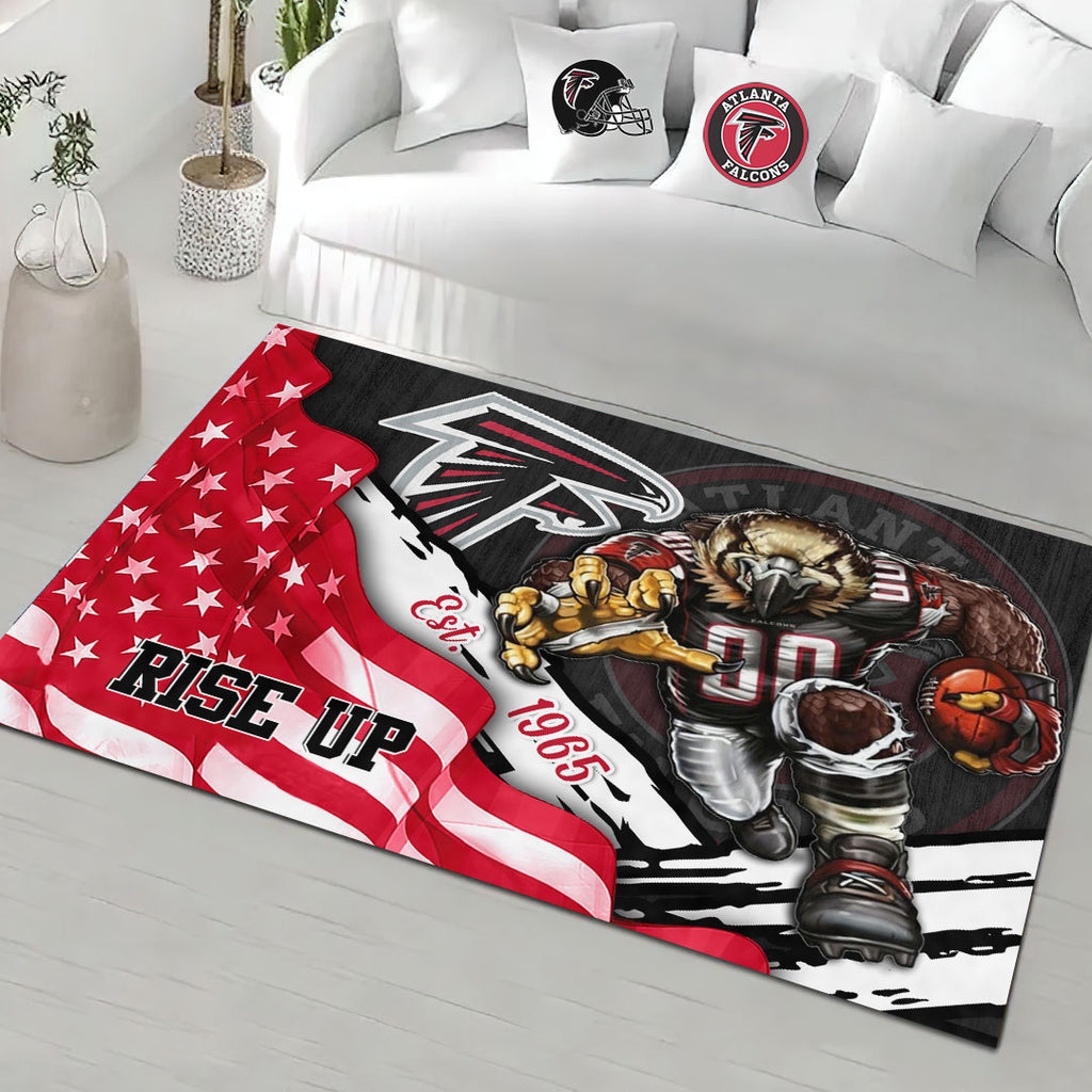 Atlanta Falcons Rectangular Rug – HOATT13151