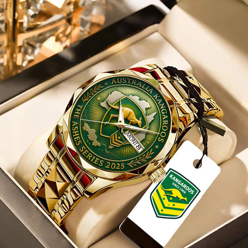 Australia Kangaroos The Ashes Series 2025 Alloy Luxury Quartz Watch – TANTN17813