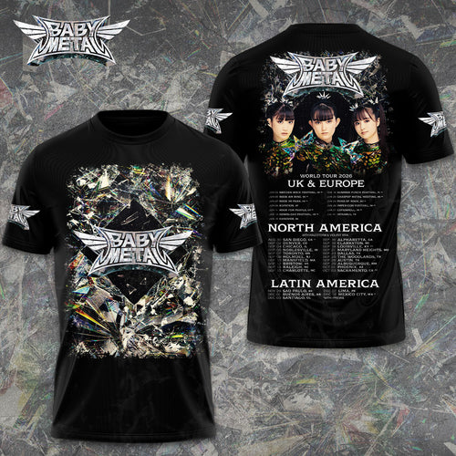 Babymetal World Tour 2026 3D Apparel – GNE6675