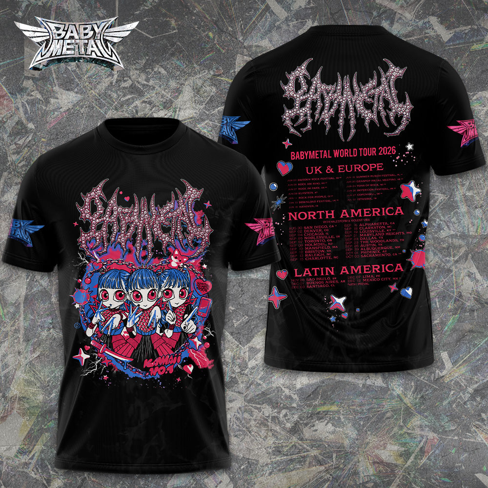 Babymetal World Tour 2026 3D Apparel – GNE6678