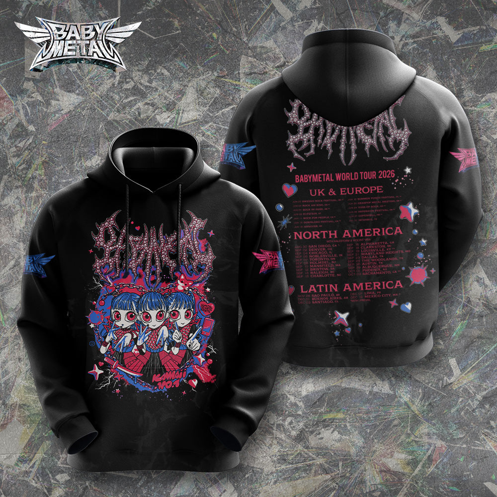 Babymetal World Tour 2026 3D Apparel – GNE6678