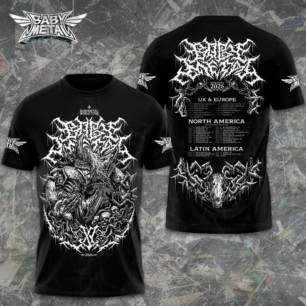Babymetal World Tour 2026 3D Apparel – GNE6806