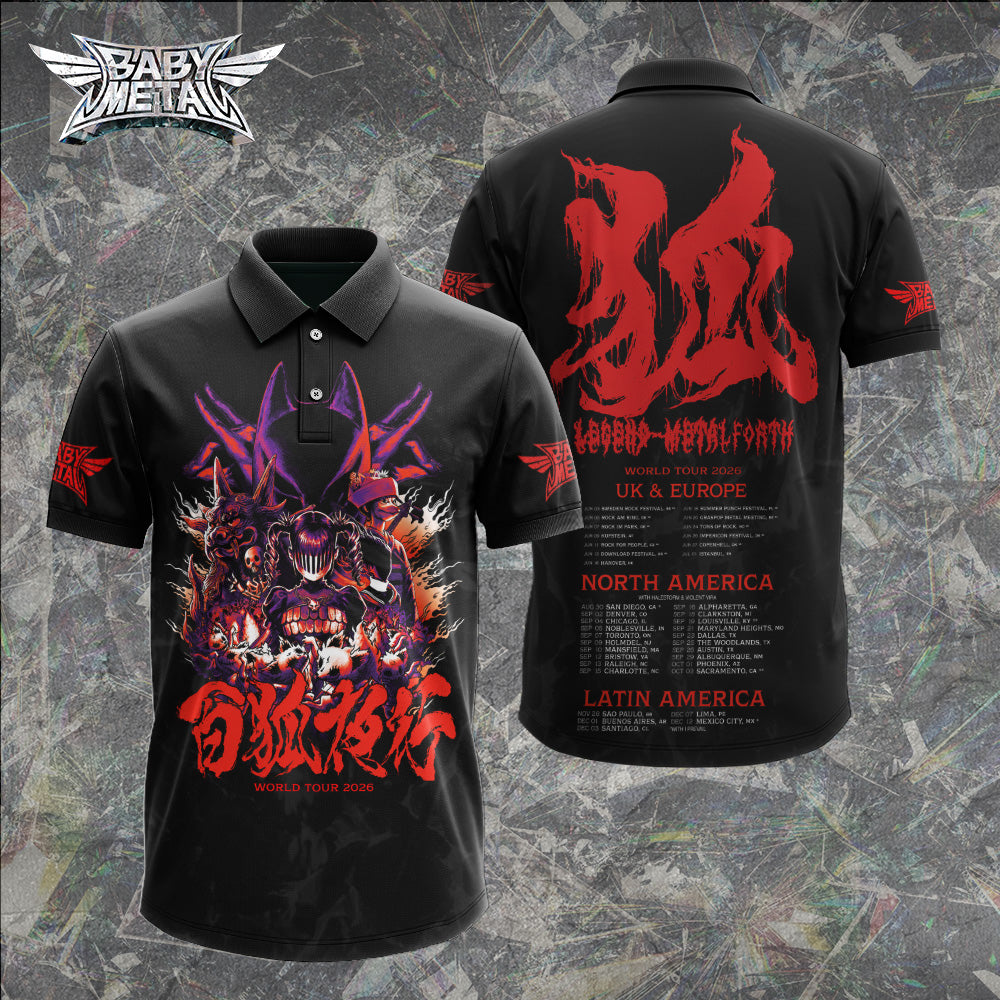 Babymetal World Tour 2026 3D Apparel – GNE6972