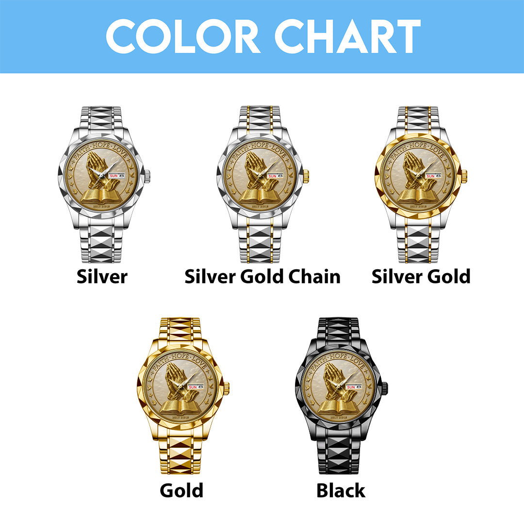 Bible Alloy Luxury Quartz Watch – TMTHU 300