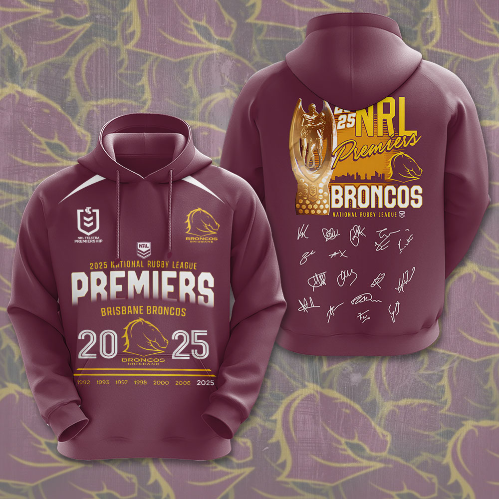 Brisbane Broncos 3D Apparel – TMTHU1307