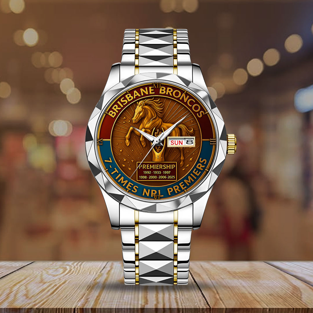 Brisbane Broncos Alloy Luxury Quartz Watch – TMTHU1751