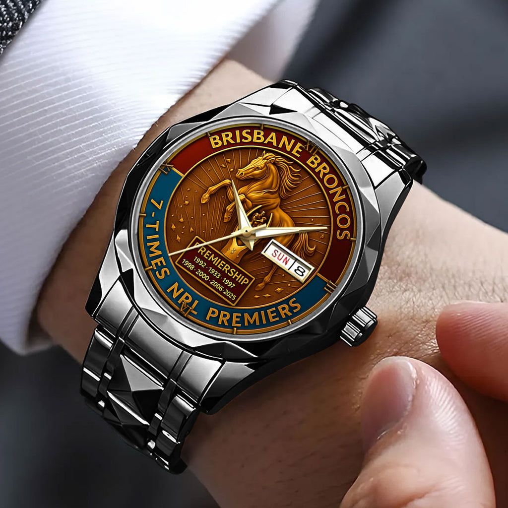 Brisbane Broncos Alloy Luxury Quartz Watch – TMTHU1751