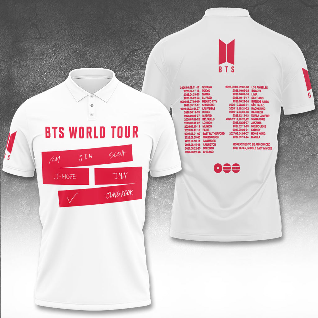 BTS World Tour 2026 3D Apparel – TANTN20757