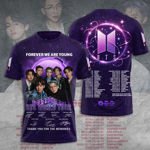 BTS World Tour 2026 3D Apparel – TANTN20753