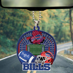 Buffalo Bills Custom shape 2-sided Acrylic Car Ornament – TMTHU738