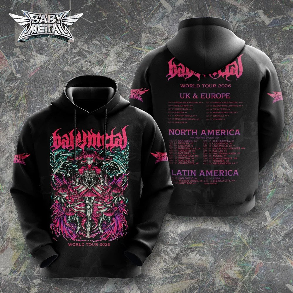 Babymetal World Tour 2026 3D Apparel – GNE8950