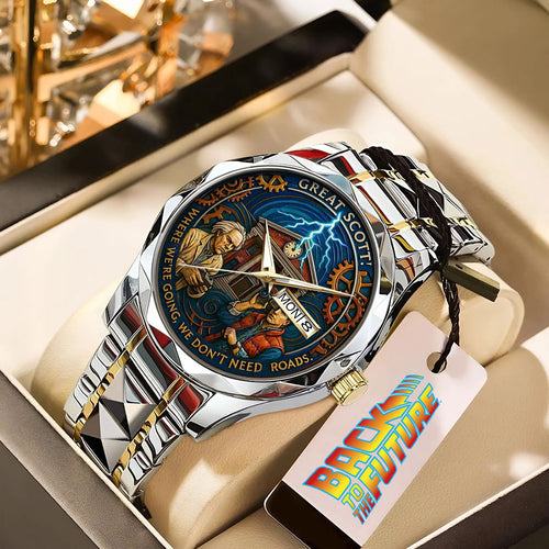 Back to the Future 40th Anniversary 2025 Alloy Luxury Quartz Watch – TANTN18026