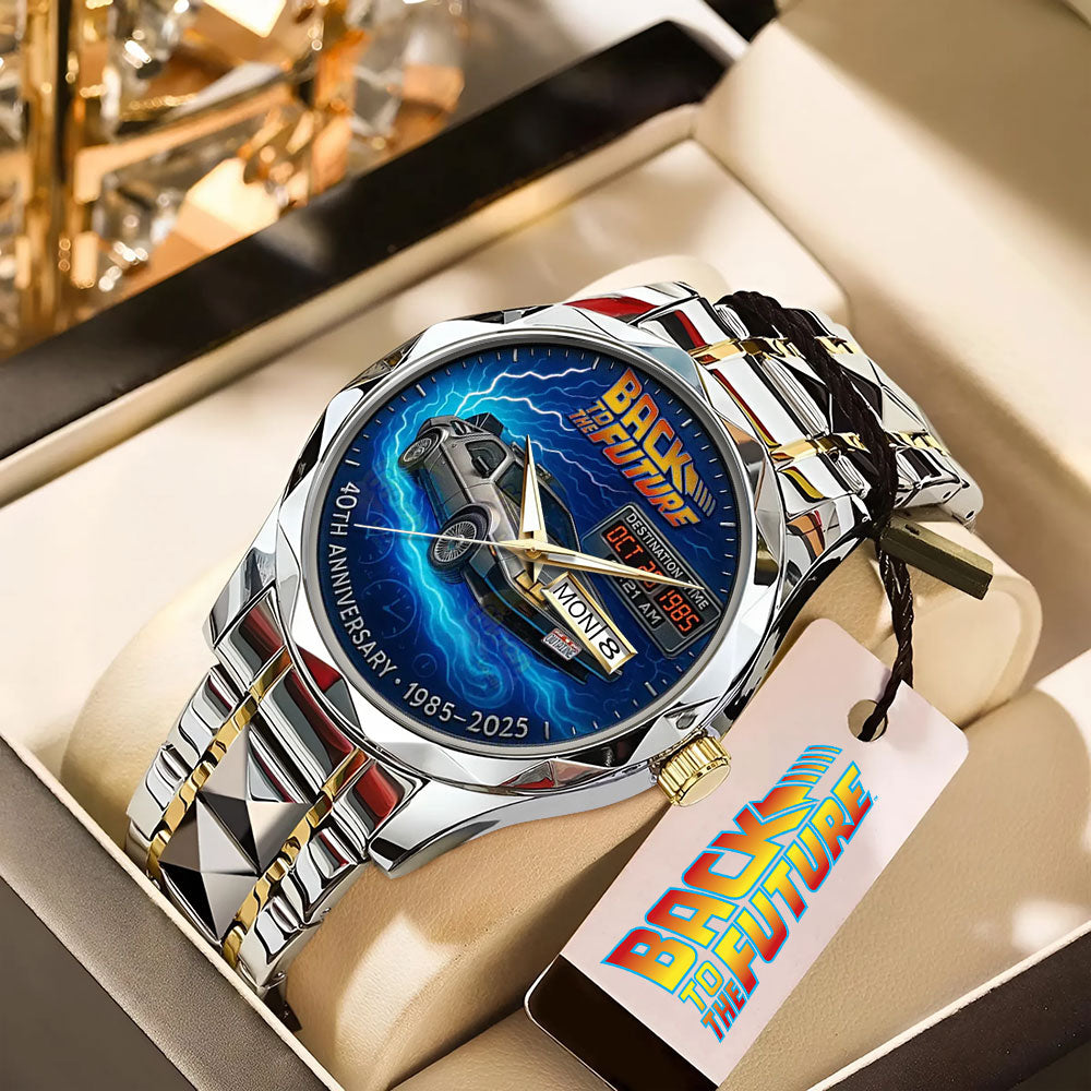 Back to the Future 40th Anniversary 2025 Alloy Luxury Quartz Watch – TANTN18028