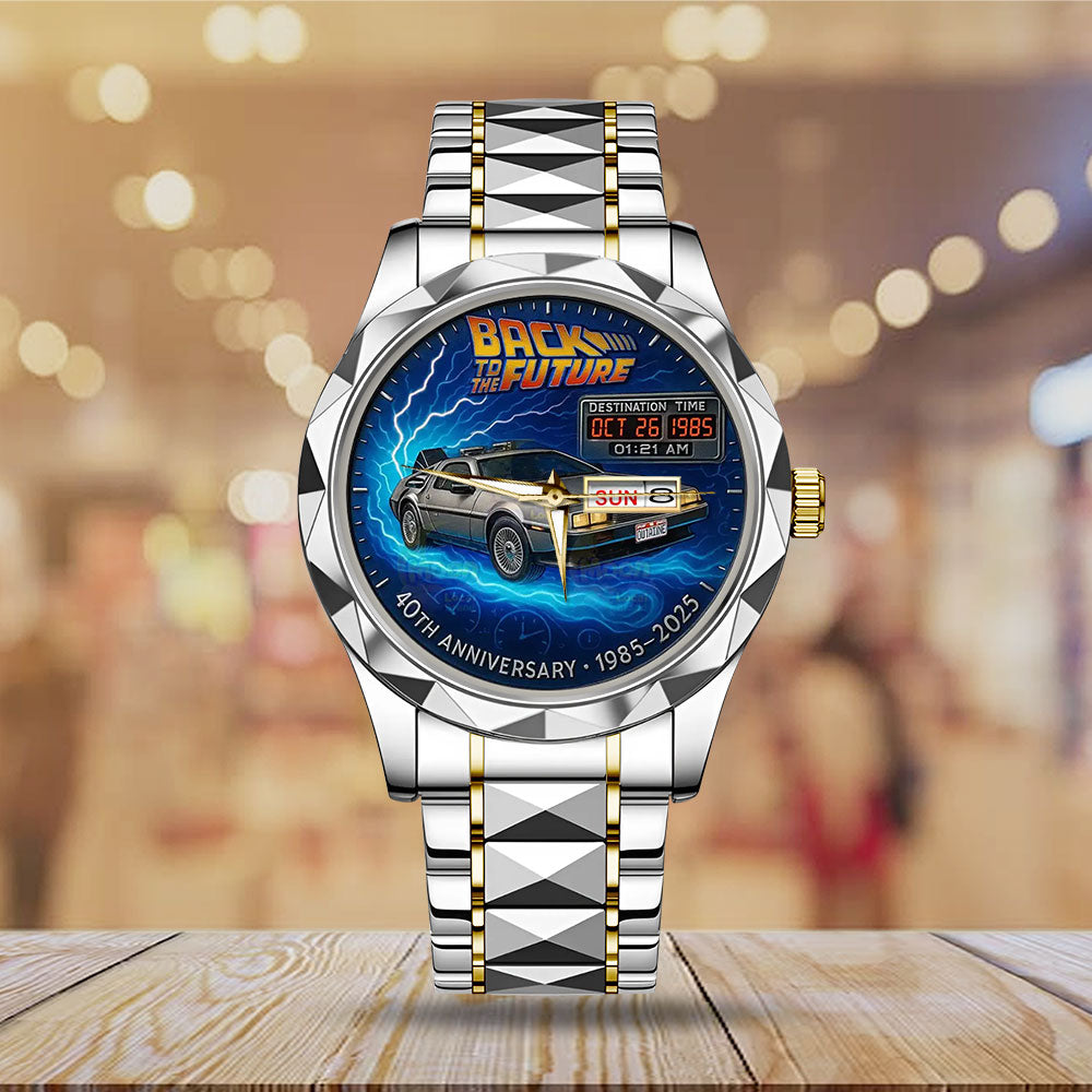 Back to the Future 40th Anniversary 2025 Alloy Luxury Quartz Watch – TANTN18028