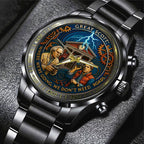 Back to the Future 40th Anniversary 2025 Black Stainless Steel Watch – TANTN18027