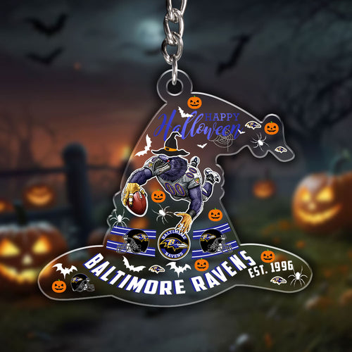 Baltimore Ravens Custom Shape 1-side Printed Acrylic Keychain – HOATT12966