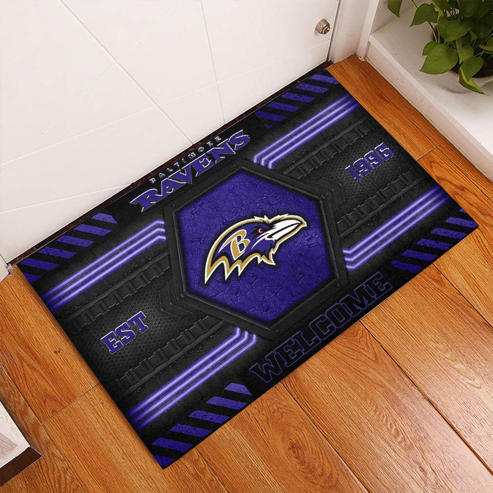 Baltimore Ravens Custom Doormat – MAITM13153