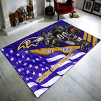 Baltimore Ravens Rectangular Rug – HOATT13152