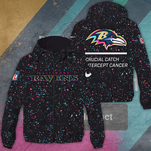 Baltimore Ravens 3D Windbreaker Jacket – TANTN15771