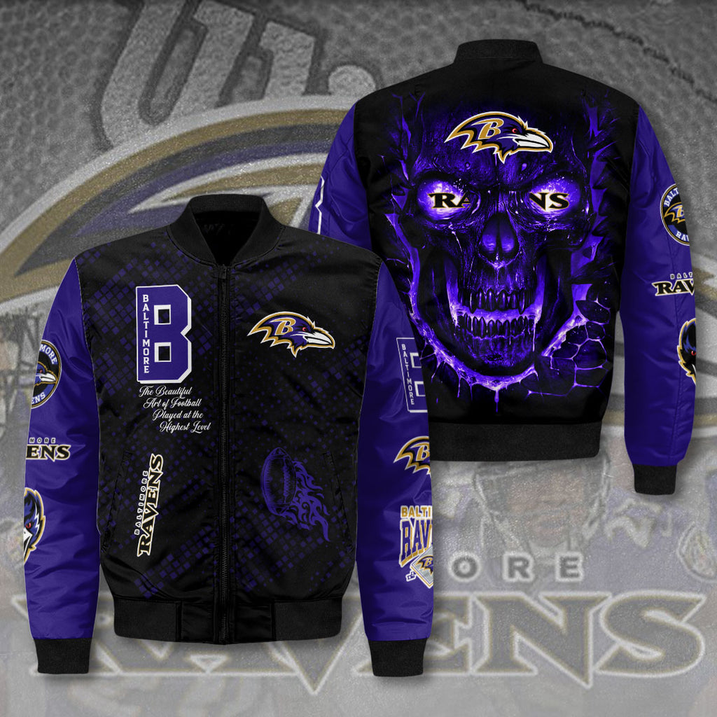 Baltimore Ravens 3D Bomber Jacket – VANDH 2323