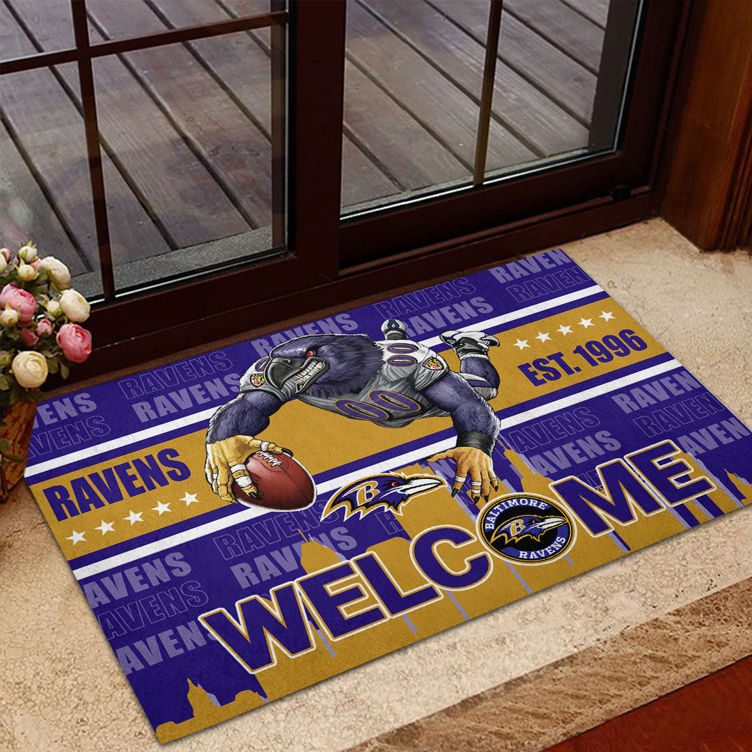 Baltimore Ravens Custom Doormat – HOATT12831