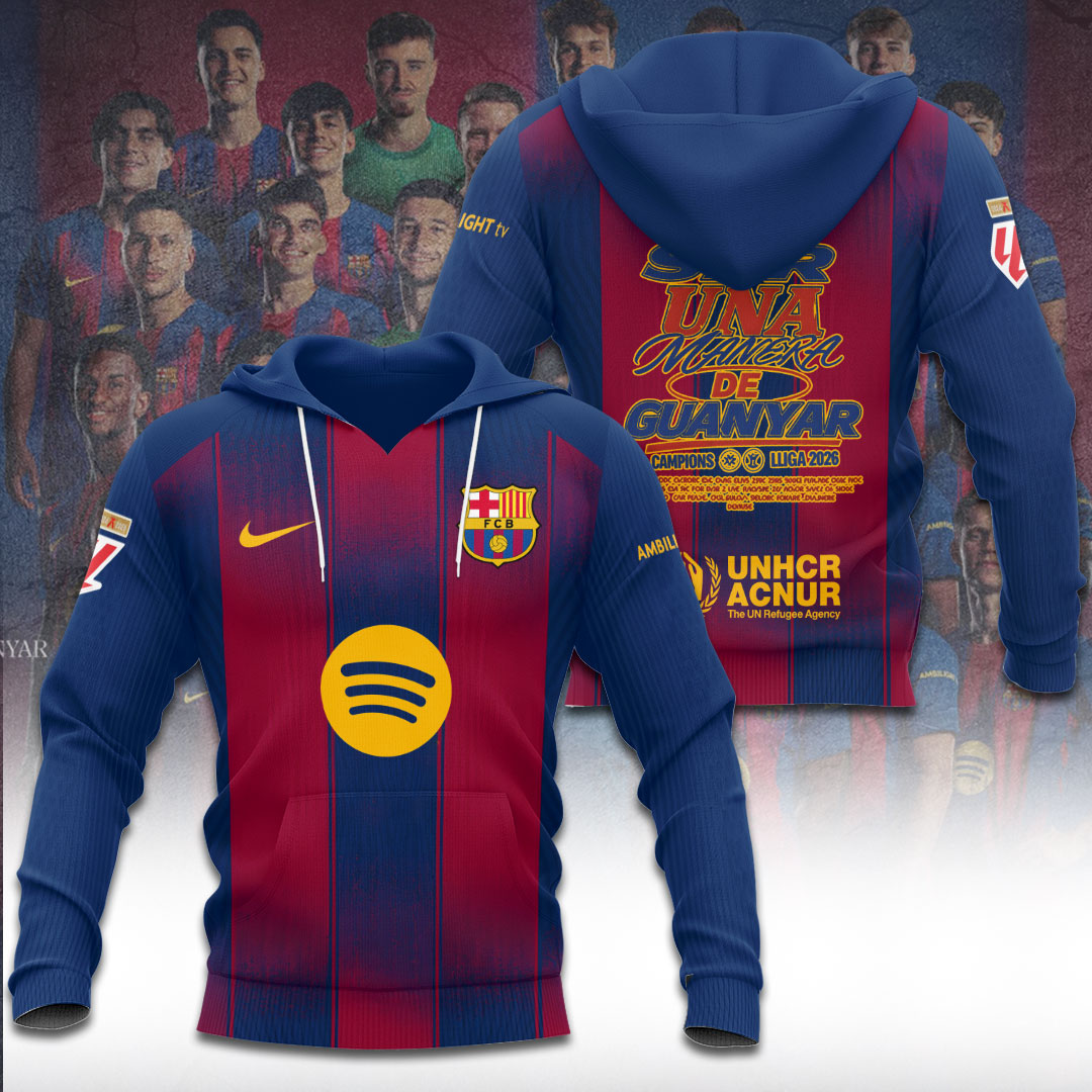 FC Barcelona LaLiga Winners 25/26 3D Apparel – TANTN22767