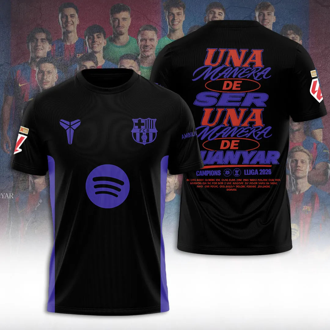 FC Barcelona LaLiga Winners 25/26 3D Apparel – TANTN22781