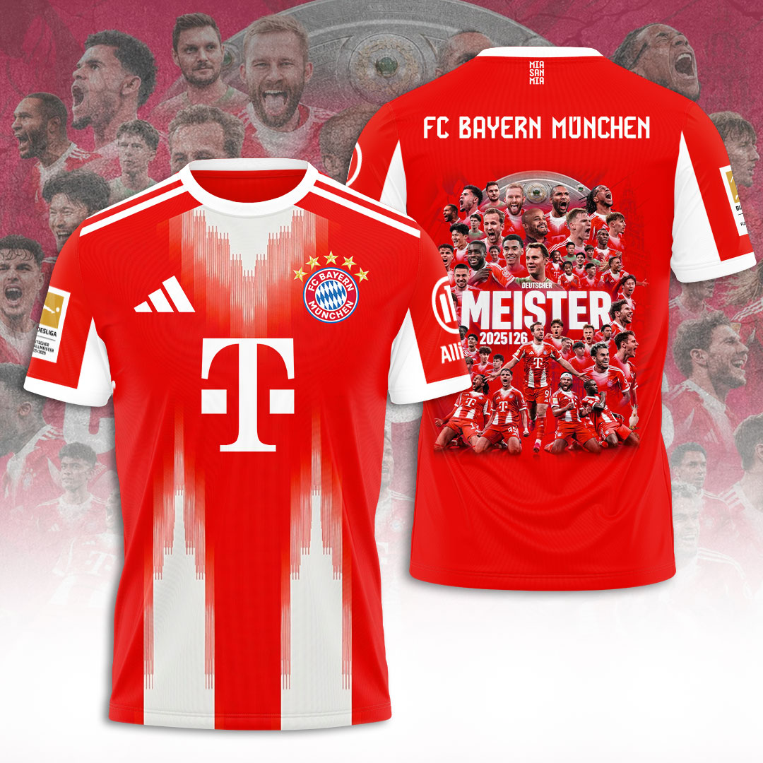 Bayern München Meister 2026 3D Apparel – TANTN22437