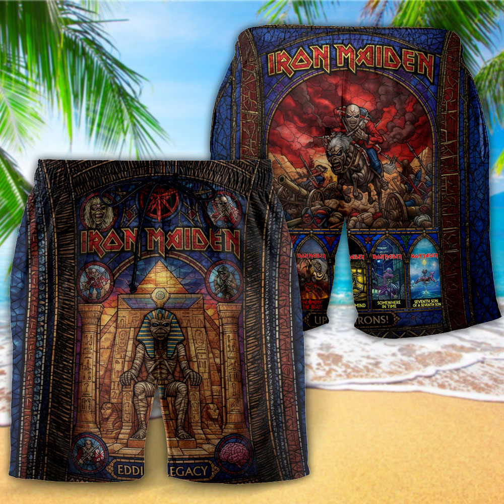 Iron Maiden 3D Hawaiian Apparel – TMTHU7802
