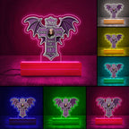 Black Sabbath x Ozzy Osbourne Led Light with Wooden Base (7 Colors) – HOATT 12137