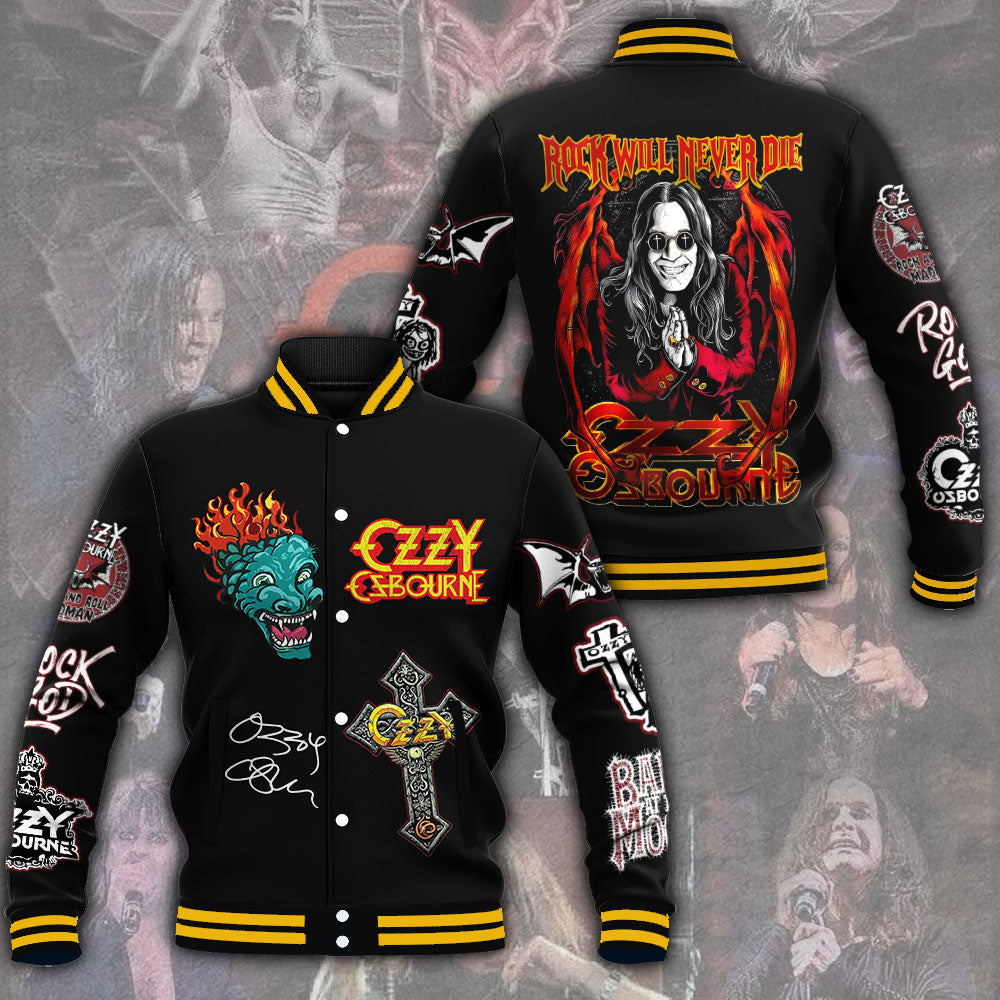 Black Sabbath x Ozzy Osbourne Varsity Jacket – MAITM 9210