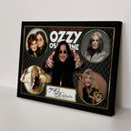 Black Sabbath x Ozzy Osbourne Rectangle Canvas With Inner Frame – HOATT 12041