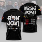 Bon Jovi 2026 Forever Tour 3D Apparel – HOATT14189