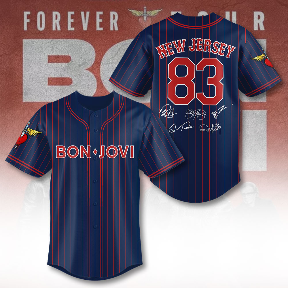 Bon Jovi Baseball Jersey – TANTN24194